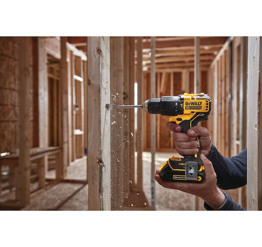 Taladro Percutor Atornillador Inalámbrico De 25.4mm Dewalt Dcd709b + Accesorio 60 Amarillo - Imagen 4