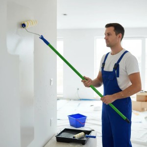 Kit Para Pintar 2 Rodillos + Balde + Bandeja + Extensor Tyt