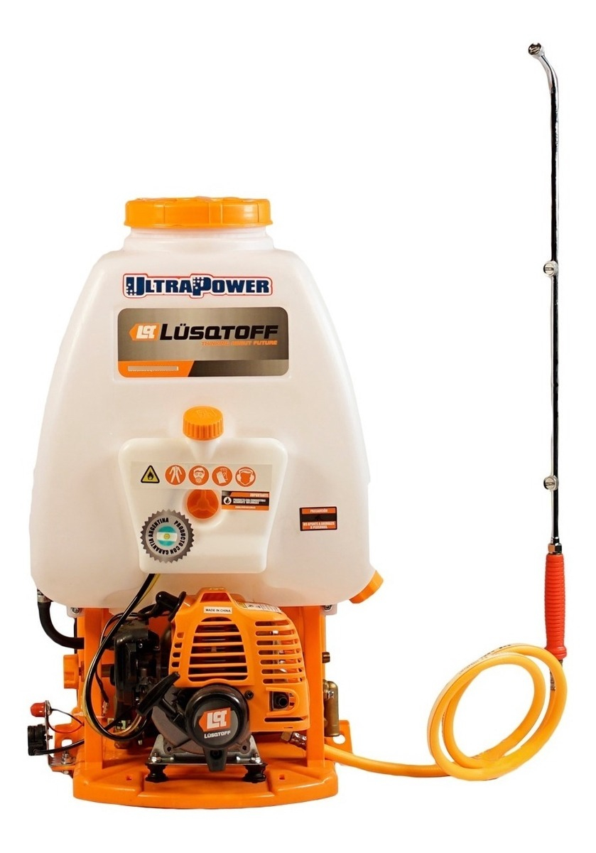 Fumigadora Pulverizador Mochila Nafta 26cc 25 Lts Lusqtoff Color Naranja Lj-p26 Mm - Imagen 2