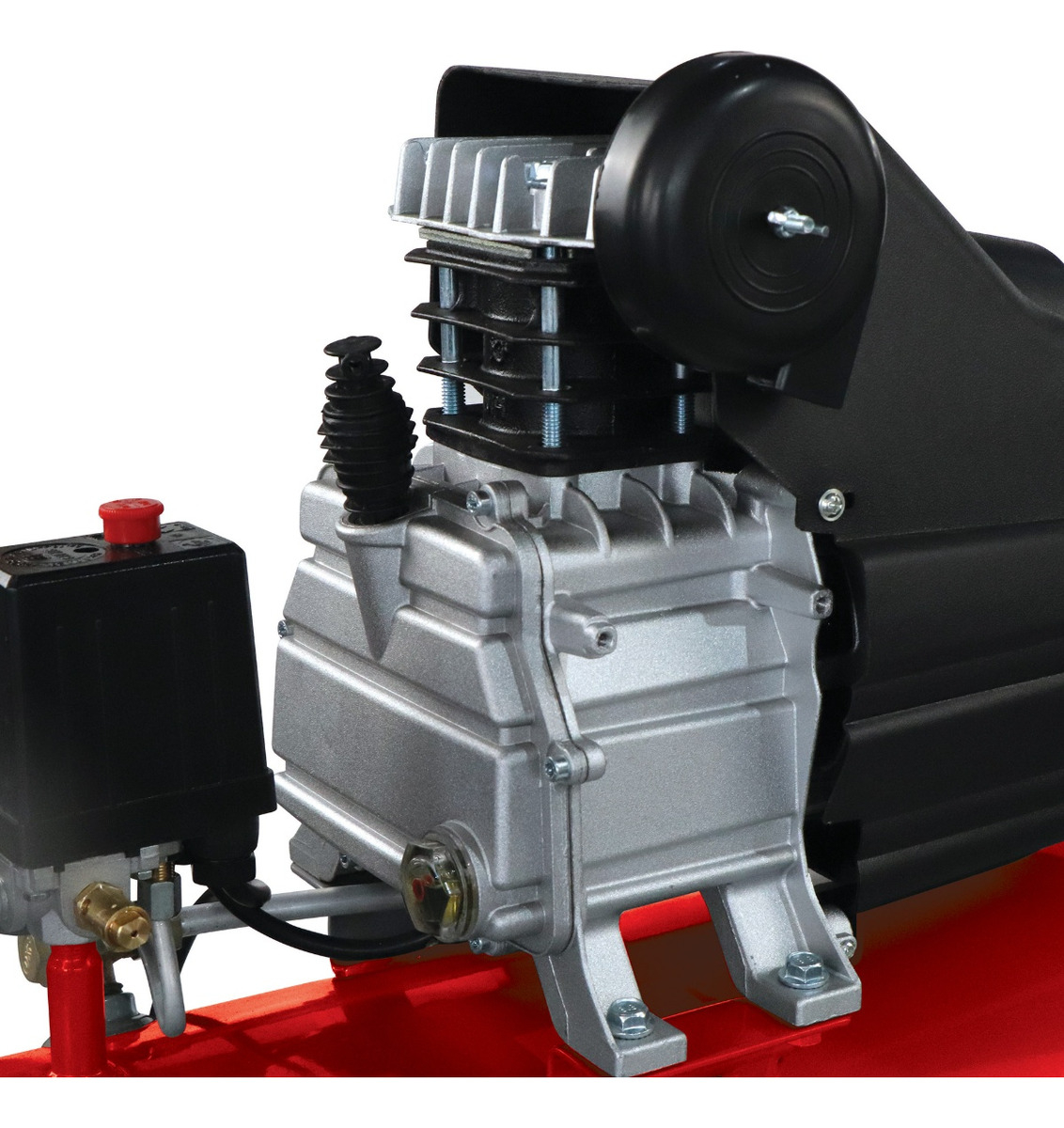 Compresor 2.5hp 50 Lts Equus Rojo - Imagen 3