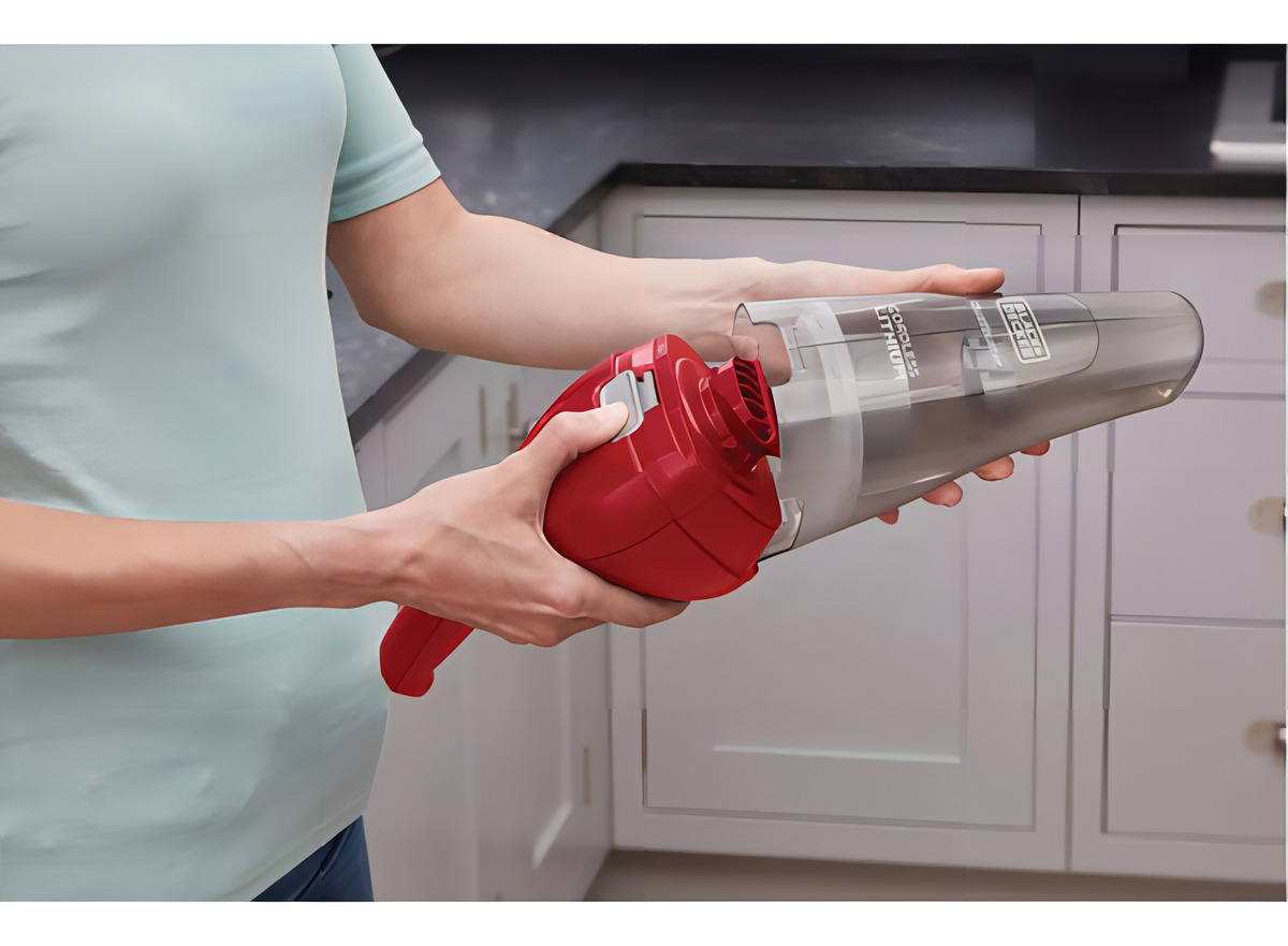 Aspiradora De Mano Inalámbrica 3.6v Black+decker Color Rojo - Imagen 7