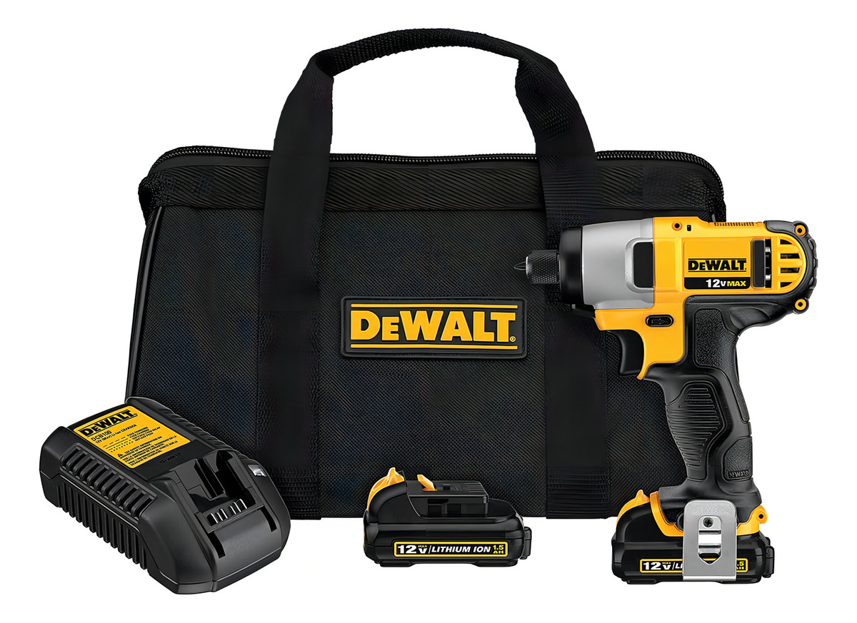 Llave Impacto 1/4puLG Dewalt Dcf81552 Inalámbrico Negro