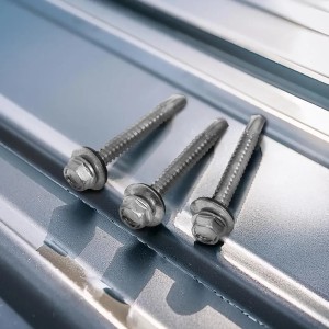 Tornillos Chapa Hex Punta Mecha Autorroscante 65mm X 100