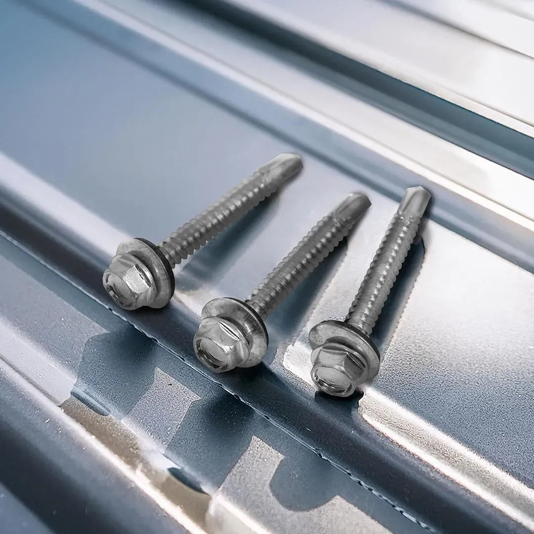 Tornillos Chapa Hex Punta Mecha Autorroscante 65mm X 100