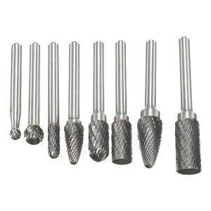 8 X Metal Doble Corte Fresa Rotativa Burr Grinder Archivo Po