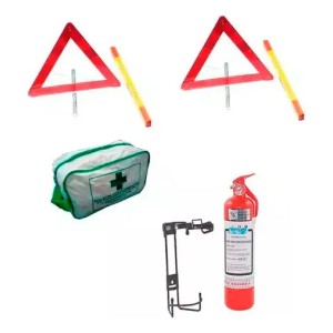 Kit De Seguridad Para Auto Bomberito Baliza Botiquin