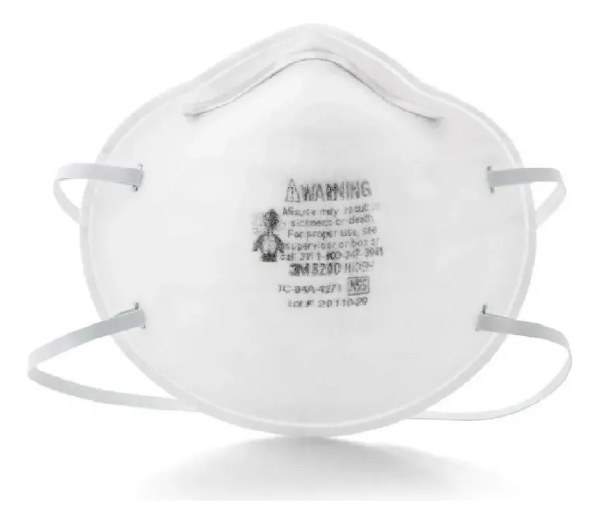 Respirador Mascarilla 3m 8200 N95 Particulas Ferreteria K37 - Imagen 2