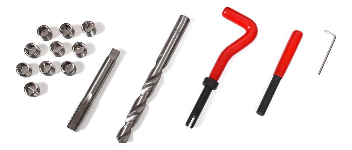 Juego Kit Insertos De Rosca 131 Piezas Aut29 Hamilton Color Naranja - Imagen 4