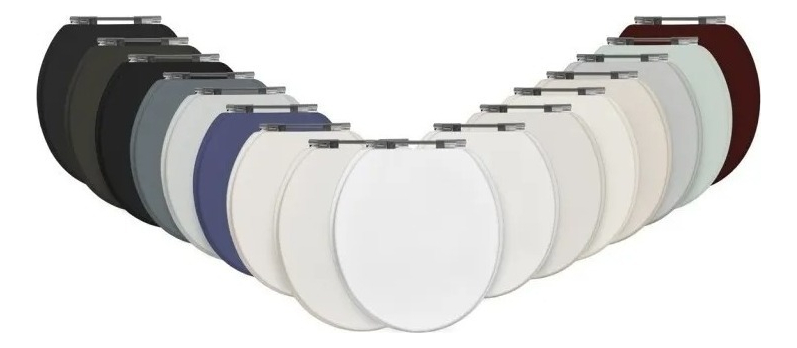 Tapa De Inodoro Water Madera Mdf Con Herrajes Metálicos Color Blanco - Imagen 3