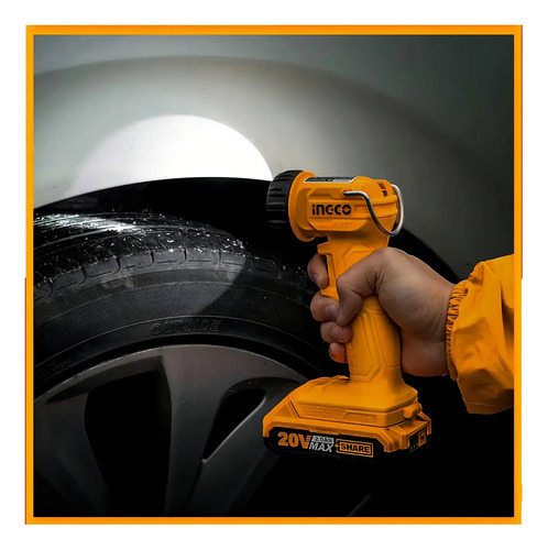 Set Taladro Atornillador + Amoladora + Linterna Ingco Puntas Color Amarillo Frecuencia 50hz 60hz - Imagen 4