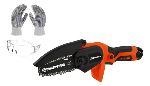 Mini Motosierra Dowen Pagio 4 12v + Guantes Y Lentes