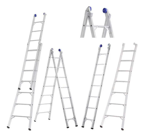 Escalera Aluminio Coliza Pintor Convertible 18e 4,78mt - Tyt