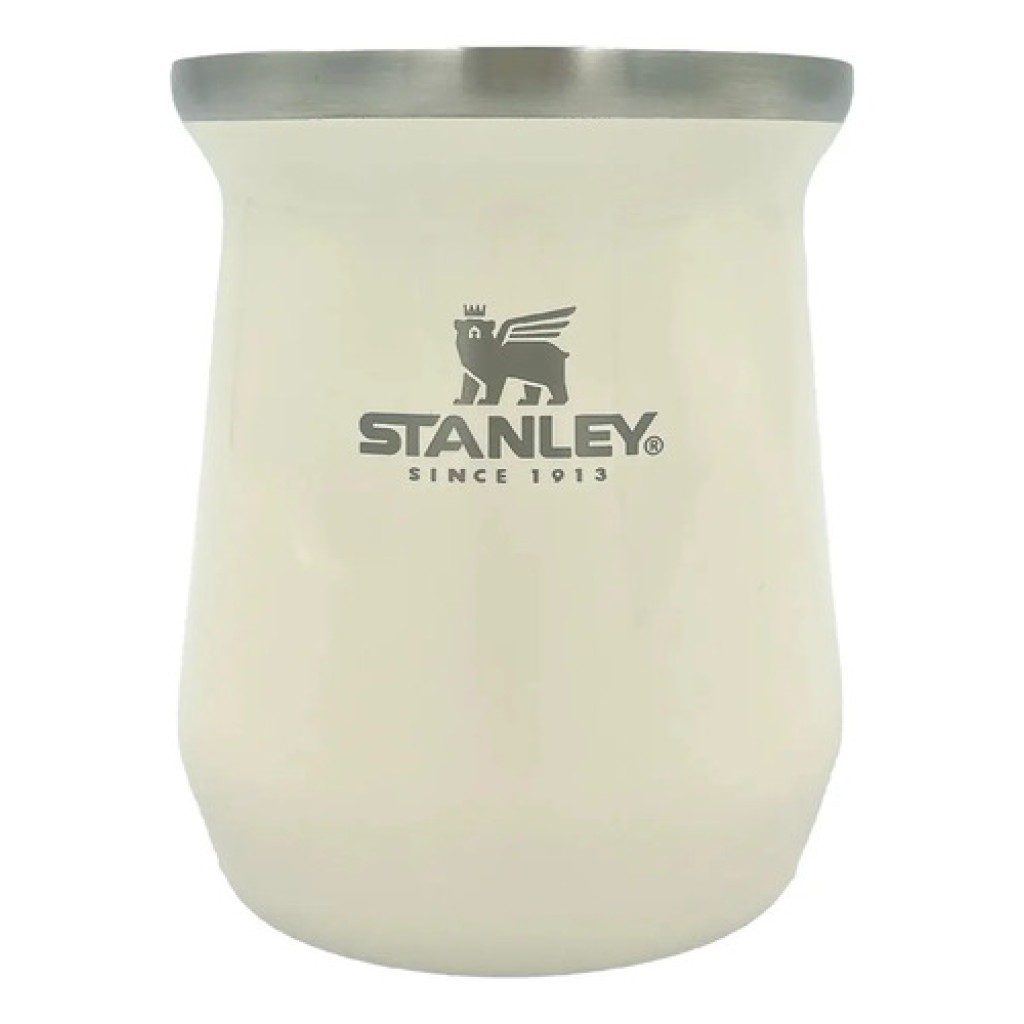 Mate Stanley Acero Inoxidable 11x10cm Cream Gloss Lisa - TYT Importamos ...