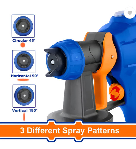 Equipo Pistola De Pintar 450w 800ml Wadfow Weg1a01 - Imagen 4
