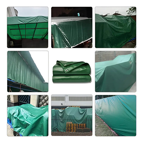 Toldo Lona Reysol Solysombra Verde Impermeable 3x3 M Resistente - Imagen 4