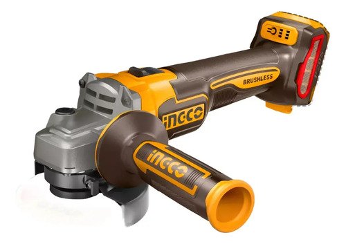 Combo Atornillador C Percutor (cidli20602) Mas Amoladora (cagli21154) 2 Bat Carg Mas Valija Ingco Ckli20273 Naranja Claro 50hz/60hz - Imagen 5