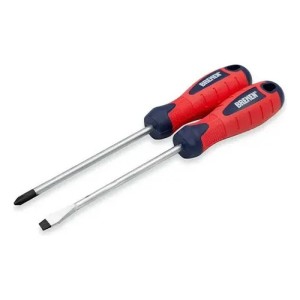 Set 2 Destornilladores Bremen Ph1 Philips Plano 5mm X 100mm