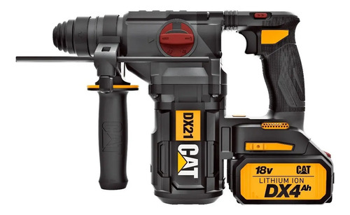 Rotomartillo Cat Sds Plus 5 Funciones 2 Bats Color Negro - Imagen 2