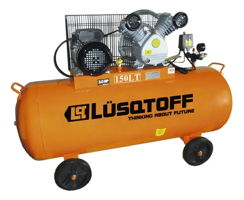 Compresor De Aire Eléctrico Lüsqtoff Lc-30150t 150l 3hp Naranja 50 Hz Trifásica
