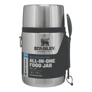 Termo Vianda Lonchera Termica Stanley Color Gris Plateado