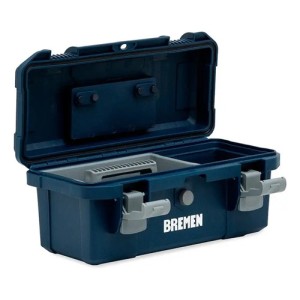Caja Herramientas Plastica Mediana 45cm Bremen Color Azul