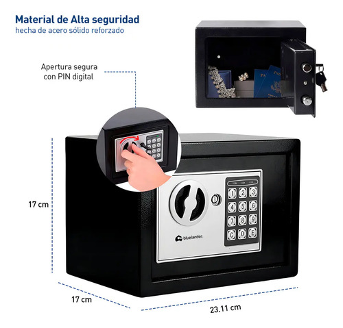 Bluelander Caja fuerte - Imagen 3