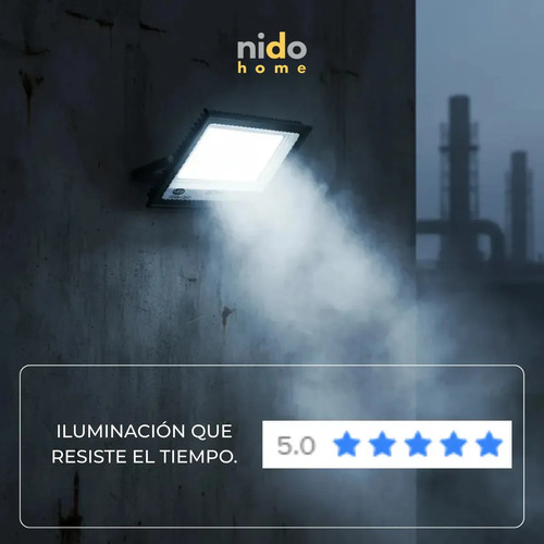 Reflector Led De 200w Con Luz Fría Para Exterior, Ip66 Y Carcasa Negra Negro - Imagen 5