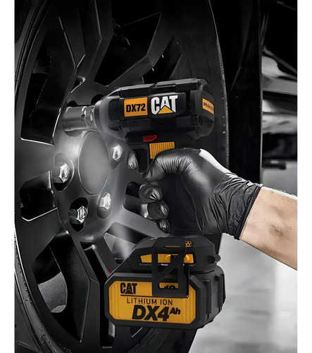 Llave De Impacto Cat Dx72 Caterpillar 1/2 350nm Color Negro