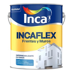 Membrana Liquida Exterior Incaflex Frentes Y Muros Inca 4 L