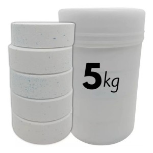 Pastillas Cloro Multiacción Tecsys 5kg Piletas Residenciales