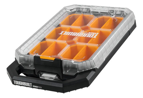 Caja Organizadora Compacta De Bajo Perfil Stacktech Toughbuilt Negro - Imagen 3
