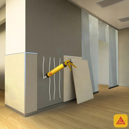 Sellador Adhesivo Multiuso Sika Sikaflex-221 300ml Color Blanco - Imagen 6