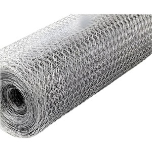 Tejido Malla Pollito Galvanizada - 25,00 X 1,00 Mt - Uru.red Plateado