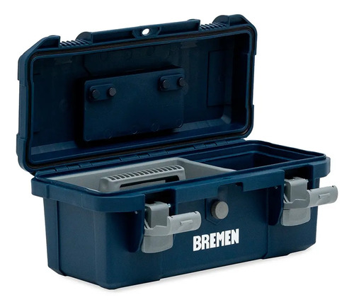 Caja De Herramientas Bremen 8330 De Polipropileno De Alta Resistencia 40cm X 19cm X 18cm Azul - Imagen 3