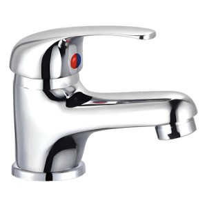 Monocomando Lavatorio 35mm Oslo Aqua Color Plateado Cromado