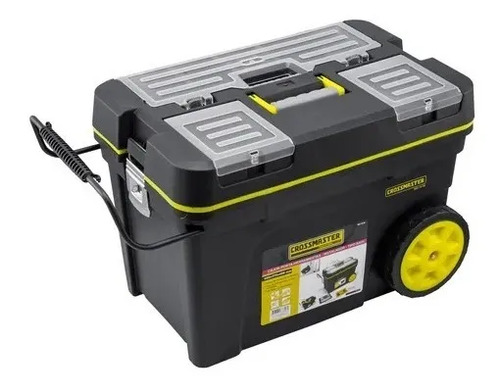 Caja Porta Herramientas Con Ruedas Crossmaster 9931044 Color Negro - Imagen 2