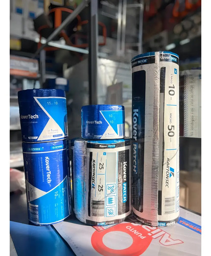 Membrana Kovertech 4kg Plateada 25cm X 10m Autoadhesiva - Imagen 6