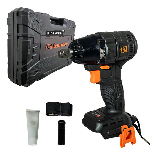 Llave Impacto De 1/2 Sin Bateria Brushless Inalambrico Color Negro Frecuencia 50hz