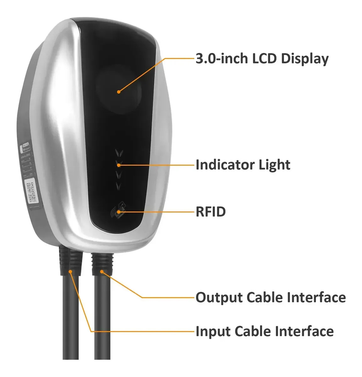 Cargador De Auto Eléctrico Wallbox 7kw 32a Conector Gbt O T2 - Imagen 4