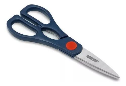 Tijera Multiuso De Acero Inoxidable Rompenueces Bremen 7721 - Imagen 3