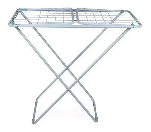 Tender Tendedero Para Ropa Pie Acero Plegable Con Alas Mor Blanco