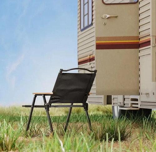 Silla De Jardin Plegable Exterior Catering - Muebles Web Negro - Imagen 5