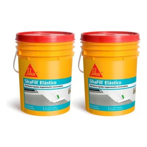 Membrana Liquida Sika Sikafill Elastico Mayor Rendimiento 20+20 Kg Blanco Mate