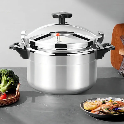 Olla A Presión 15l Aluminio Cuori Venus Compatible Gas Halógeno Plateado - Imagen 6