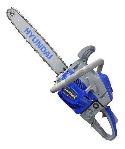 Motosierra Hyundai 2.5 Hp Barra 18 Turbo450 Color Azul
