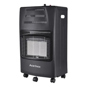 Estufa A Gas Acerinox Ht-h-0008 Con Valvula Negro - Tyt