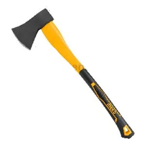Ff Hacha De Mano 1250gr 70cm Mango Fibra Ingco Hax02012508