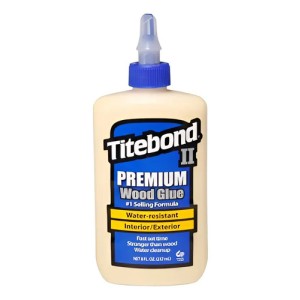 Cola Para Madera Titebond Azul Premium Ii Resistente Al Agua 237 Ml