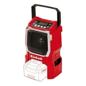 Radio Inalambrico Te-cr 18 Li - Solo Einhell Aux Display Rojo
