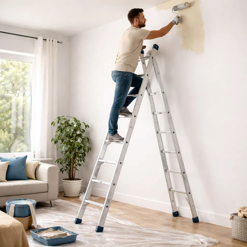 Escalera Aluminio Coliza Pintor Convertible 18e 4,78mt - Tyt - Imagen 3